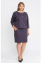 Платье "Лина" 52110 (Фиолетовый меланж)
