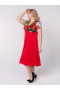 Платье "Шэр" Sparada (Красный / Красные цветы)