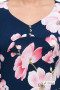Платье "Олси" 1705009/1 ОЛСИ (Синий/цветы)