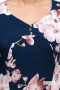 Платье "Олси" 1705009/2 ОЛСИ (Синий/цветы 2)