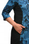 Платье "Олси" 1805004/1V ОЛСИ (Синий/черный)