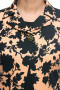 Платье "Олси" 1805013/1 ОЛСИ (Черный/персиковый)