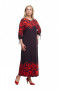 Платье "Олси" 1605045/1 ОЛСИ (Красный/розы)